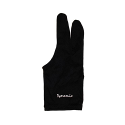 Billard, Handschuh, Dynamic Deluxe 3-Finger schwarz (für linke Hand)